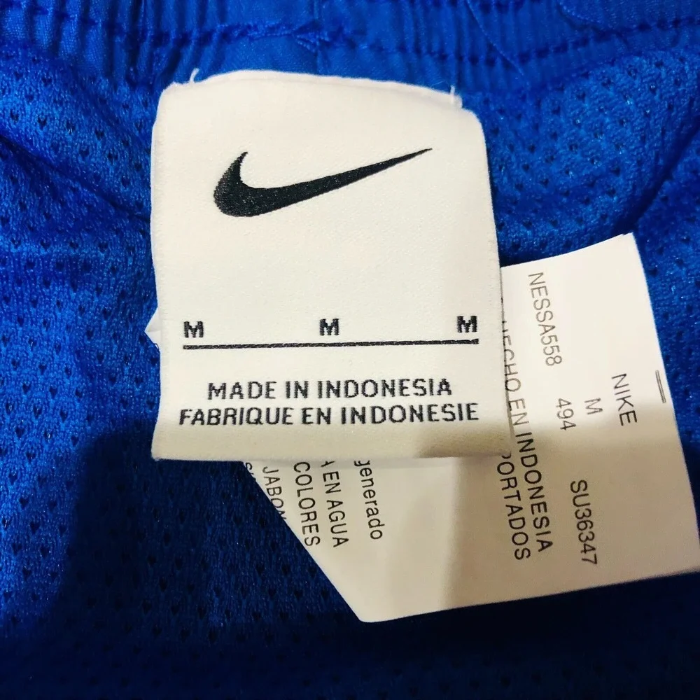 Nike Mens Core Solid‎ Volley Shorts Blue Swim Trunks NESSA558 Size Medium NWT